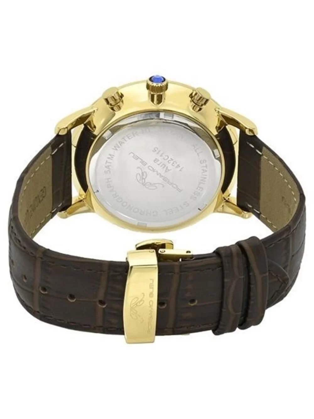 NWT Porsamo Bleu Aura Chronograph Silver-tone Dial Men's Watch